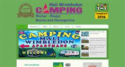 Desktop Screenshot of campingmostar.ba